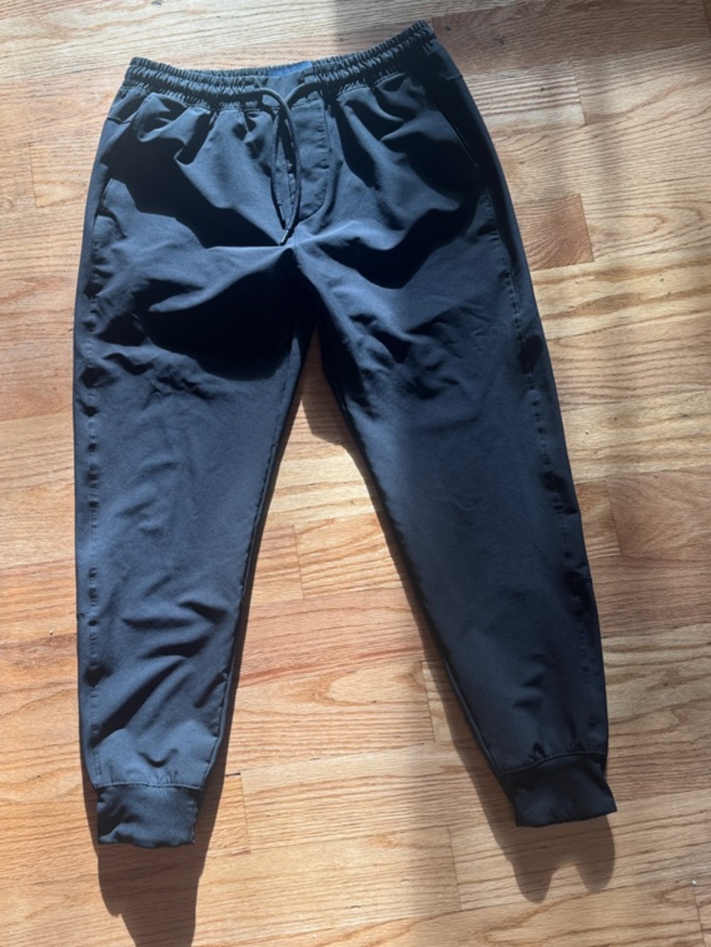 Abercrombie & Fitch Black Joggers with Drawstring Waist